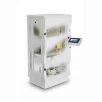 Multipurpose radiography X-ray generator floor-mountedwith control panel