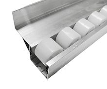 Lateral guide for conveyor