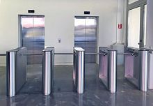 Unipod turnstile BAR ONEfor access controlfor airport