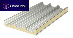 Roof sandwich panel MEGA 106metal facingpolyurethane PUR core