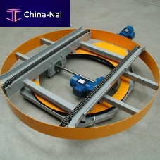 Motor-driven turntable horizontalwith roller conveyor
