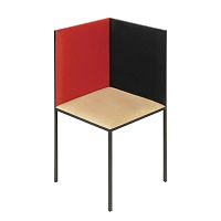 Contemporary chair ILLUSIONoutdoorindoorwater-resistant fabric