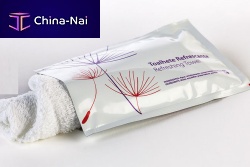 Airliner moist towelette