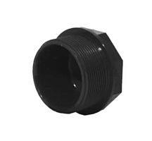 Round plug PFV serieswith hexagonal headthreadedplastic