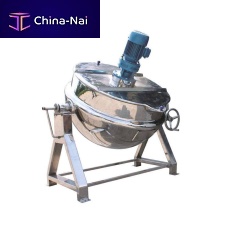 Boiling pan for the food industry stainless steel