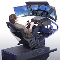 Flight simulator trainingcockpitPC-based