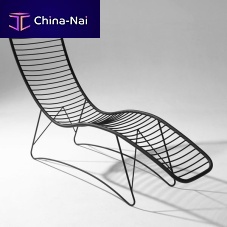 Contemporary chaise longue CURVEsteelstainless steelpatio