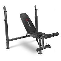 Adjustable weight training bench WB6.0with barbell rack
