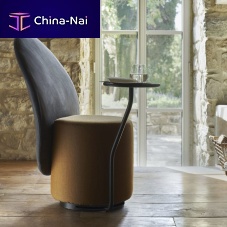 Contemporary chair LOOMIindoorfabricleather