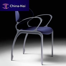Contemporary chair LEIREindoorpolyurethanealuminum base