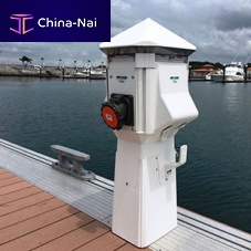 Fire pedestal electrical distributionwater supplyfor docks