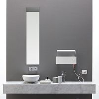 Hot water towel radiator ECODRYelectric0...500 wcontemporary