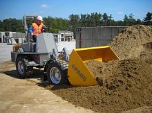 Rubber-tired dumper SMKdieselself-loading