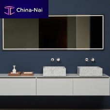Wall-mounted bathroom mirror FILAcontemporaryrectangularaluminum