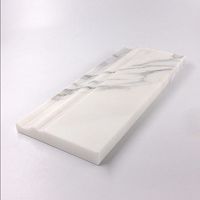 White skirting marblerectangulardecorative