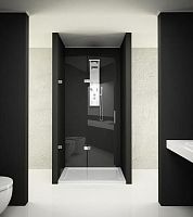 Glass shower cubicle BUTTERFLYwith folding doorrectangular