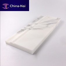 White skirting marblerectangulardecorative