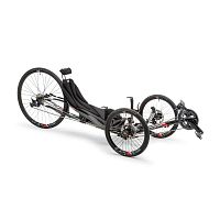 Crank-propelled recumbent trike VTXadultblack