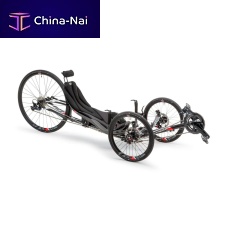 Crank-propelled recumbent trike VTXadultblack