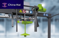 Hook shot blasting machine HUBertfor metal