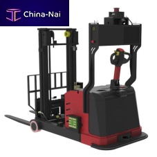 Electric reach truck walk-behind