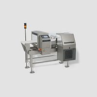 Digital metal detector VARICON+with conveyorcompactfor the food industry
