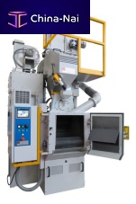 Rotary drum shot blasting machine L seriesfor metalfor plastic partsfor medical applications