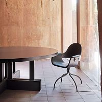 Contemporary chair SHOWTIME 2.0indoorfabricleather