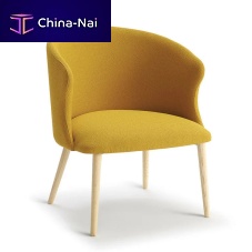 Contemporary armchair Ola fabricplywoodcustomizable color
