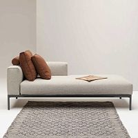 Contemporary daybed New Platformfabricaluminumaluminum base