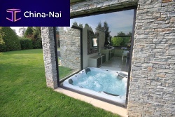 Built-in hot tub above-groundsquare3-seater