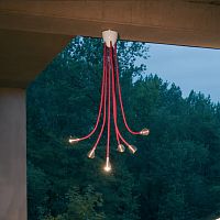 Pendant lamp Athene DLaluminumbrushed aluminumglass