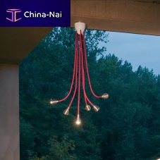 Pendant lamp Athene DLaluminumbrushed aluminumglass