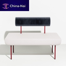 Contemporary fireside chair HOFFfabricsteelgray