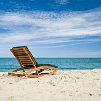Contemporary sun lounger JOYwoodencommercialrocker