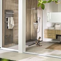 Contemporary bathroom AMBIANCE VGTALEbleached oakCorian®