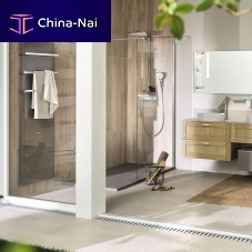 Contemporary bathroom AMBIANCE VGTALEbleached oakCorian®