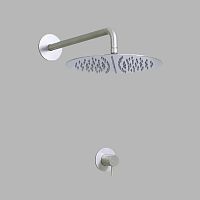 Wall-mounted shower set QS3100-340W seriescontemporarycommercialrain
