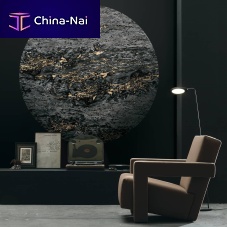 Original wallpaper CIRC-LPM014nature patternmarble lookblack