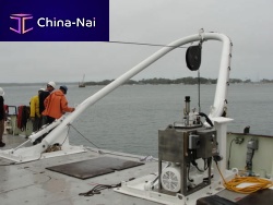 Ship lifting A-frame for ships PORTABLE