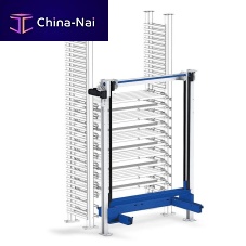 Metal sheet buffer storage system