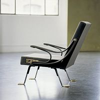 Contemporary armchair Digammafabriccustomizablereclining