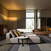 Modular sofa MARTEEN cornercontemporaryfabric