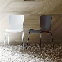 Contemporary chair DAYBYDAY : RAPindoorfabricoak