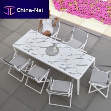 Contemporary dining table VICTUSHPLaluminum baserectangular