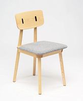 Contemporary chair CLIPmolded plywoodashupholstered