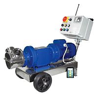 Impeller pump for food productsfor wineacid