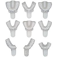 Lower dental impression tray 31 seriesupperperforated