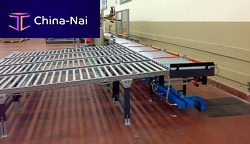 Roller conveyor horizontaltransport