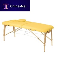 Mechanical massage table C3611 seriesportablewith adjustable height backrest2-section